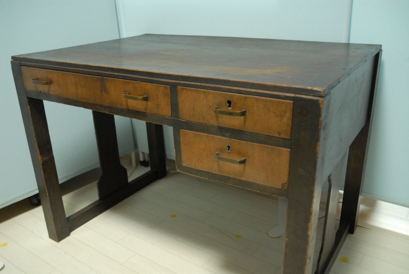 古道具】机／テーブル／レトロ／アンティーク／ヴィンテージ 古机 古