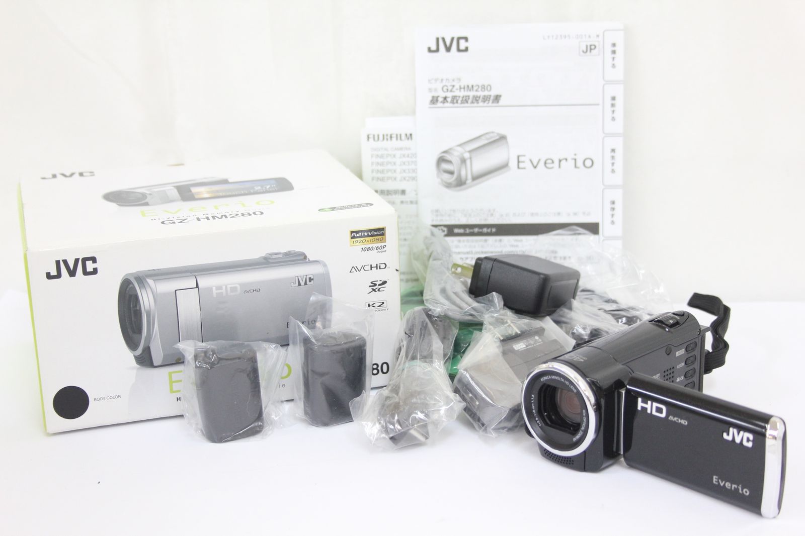 極美品 返品保証】 【録画再生確認済み】【元箱付き】JVC Everio 良い GZ-