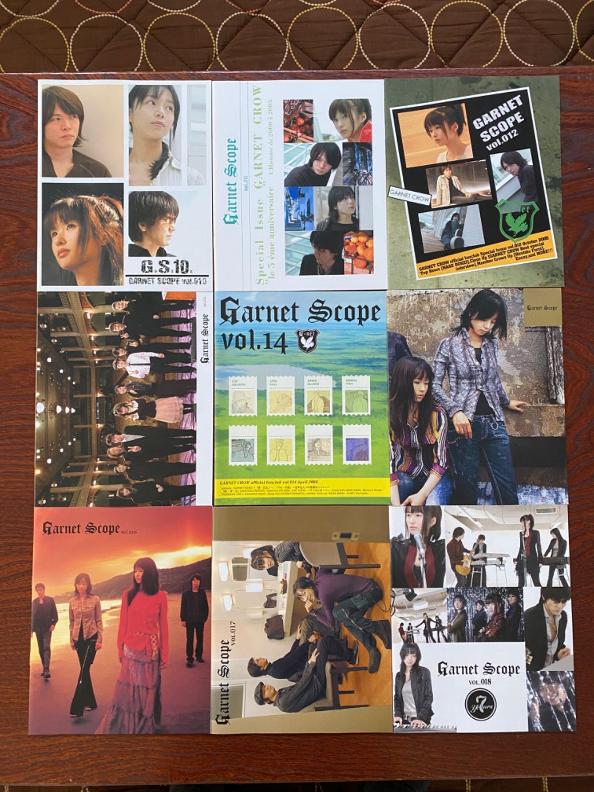 GARNET CROW ファンクラブ会報 001 002 003 004 グッズ GARNET CROW