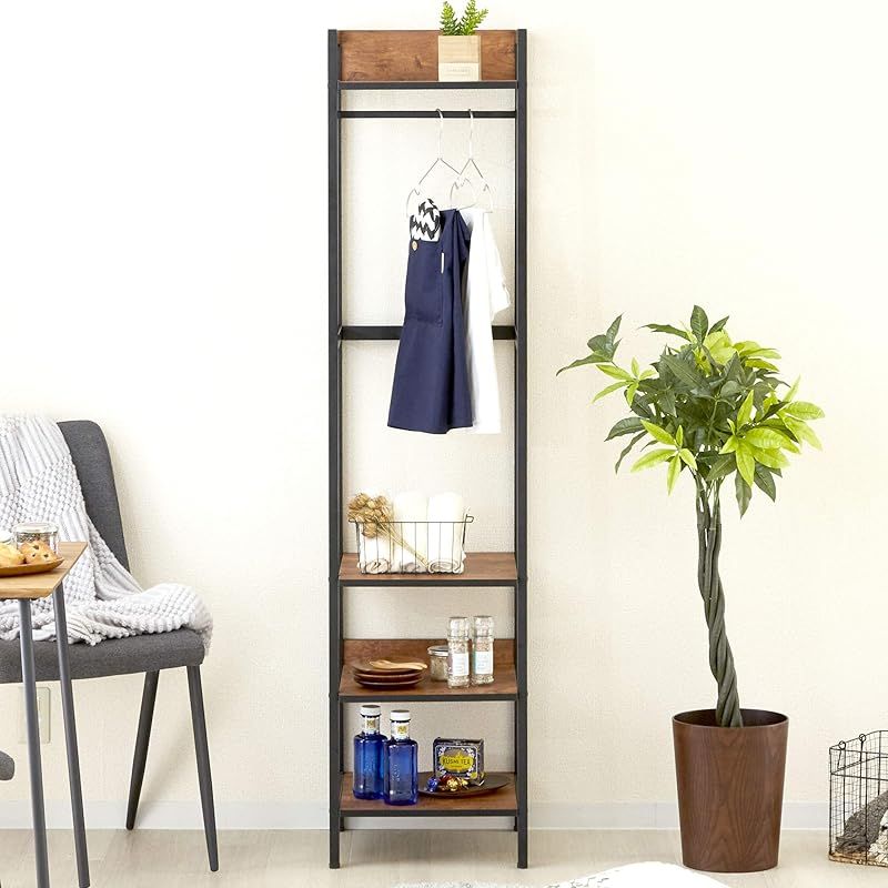 ドウシシャ ビスカーナ スリムハンガーラック ワードローブ 幅40cm