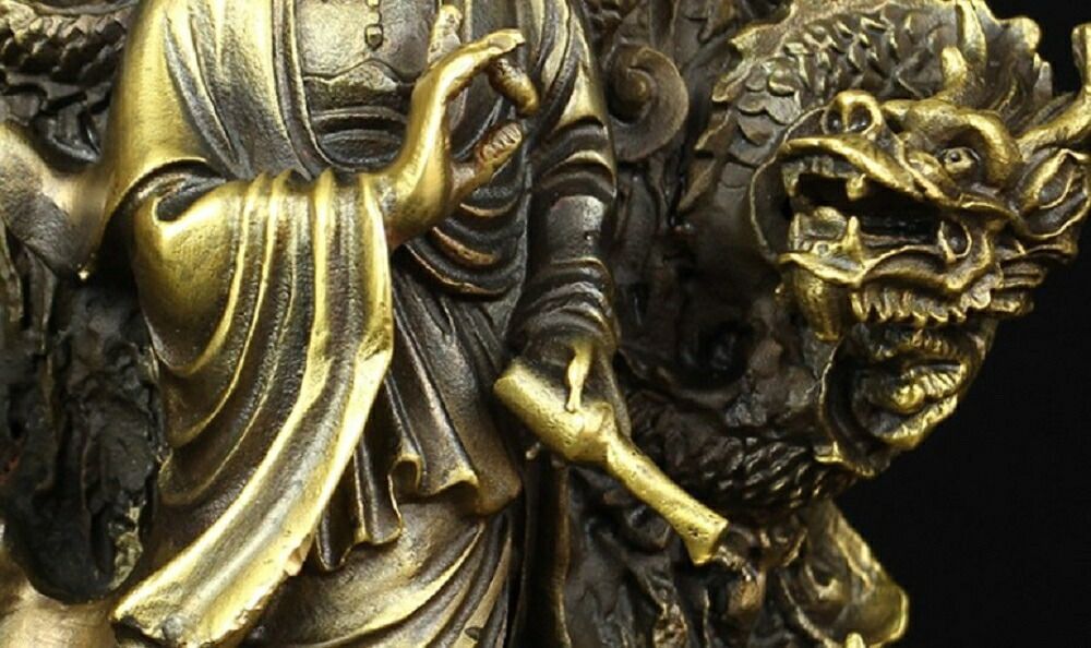 特大サイズ 九龍観音像 観音菩薩像 中国神話 竜生九子 仏像 - メルカリ