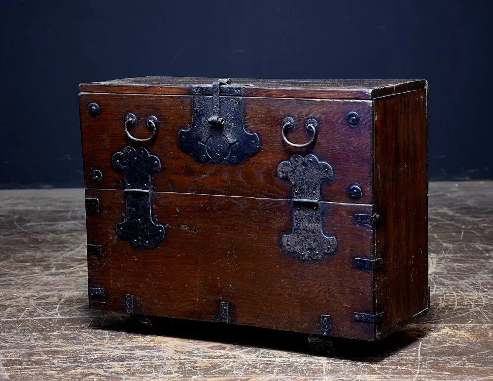 李朝家具 バンダジ 木製/韓国 朝鮮 古道具 工芸 民藝 李朝家具 バンダジ 19世紀〜20世紀初頭 木製/韓国 朝鮮 古道具 工芸 民