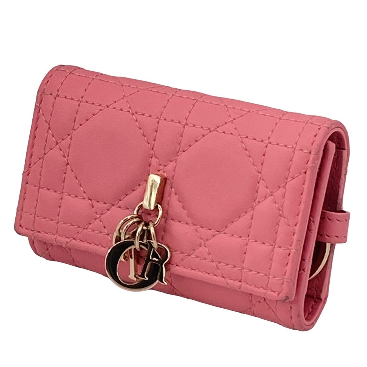 Dior 6連キーケース ピンクトロッター Christian Dior クリスチャン