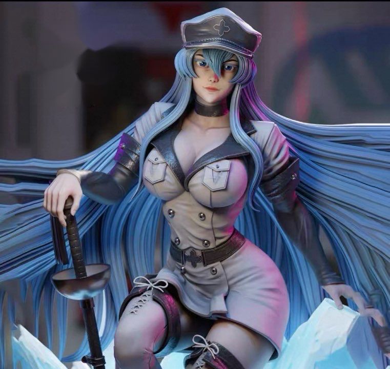 アカメが斬る! エスデス フィギュア ガレージキット スタチュー アカメ