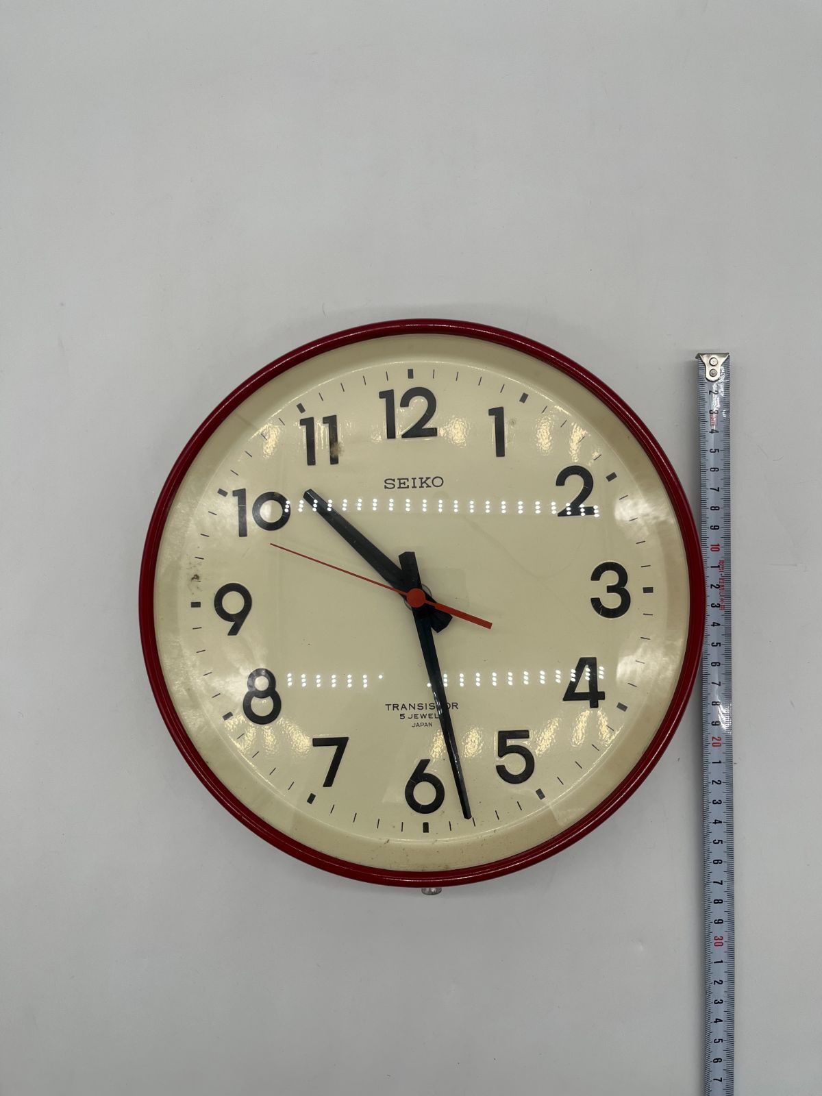 SEIKO 掛け時計 TA 520 昭和レトロ デットストック 箱付き SEIKO