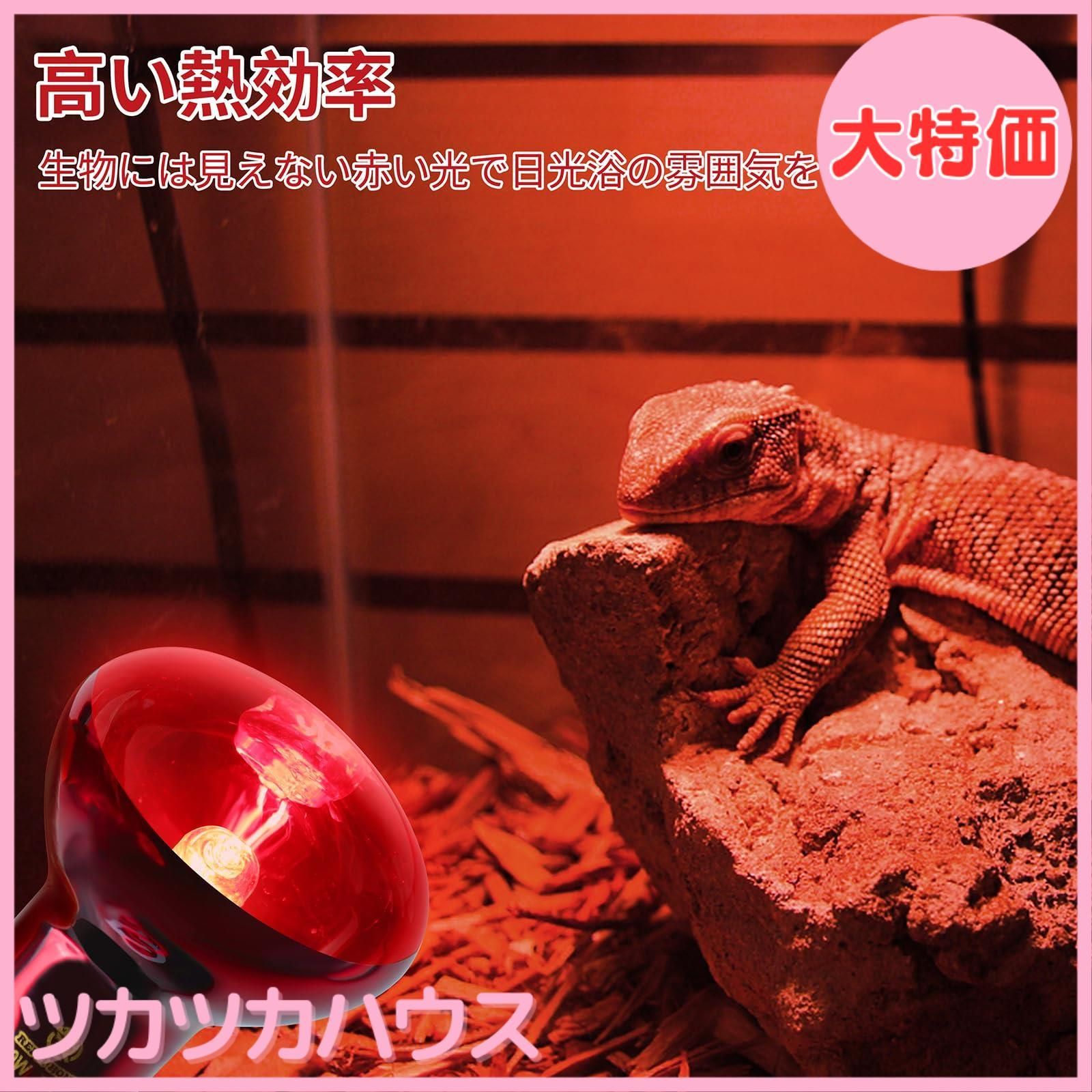 ♡COOSPIDER爬虫類 ヒーター 爬虫類 ライト 爬虫類用保温ランプ 赤外線