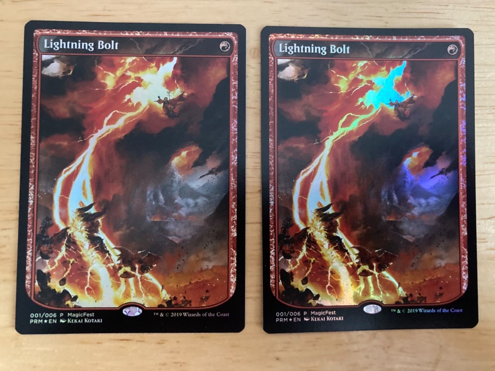 LK】MTG 稲妻 ジャッジ褒賞プロモ foil LK】MTG 稲妻 ジャッジ褒賞