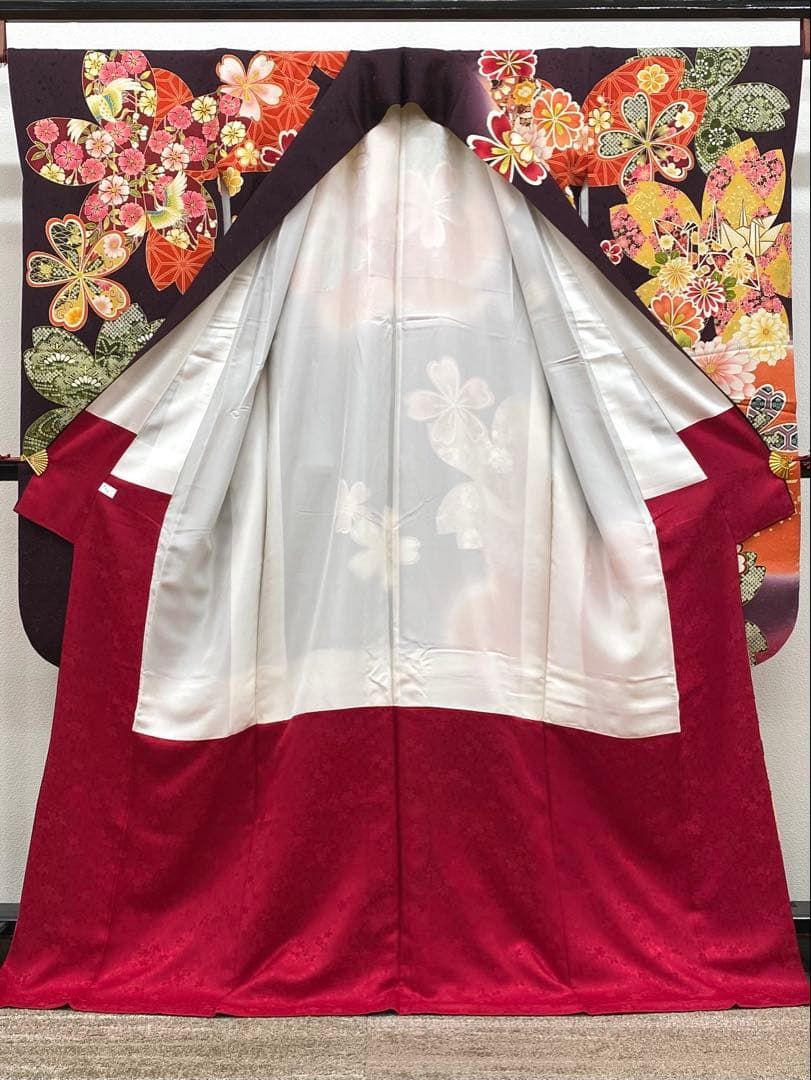 振袖 豪華 刺繍 小売 金彩 紋意匠 身丈164cm 撥水加工済 メーカー品