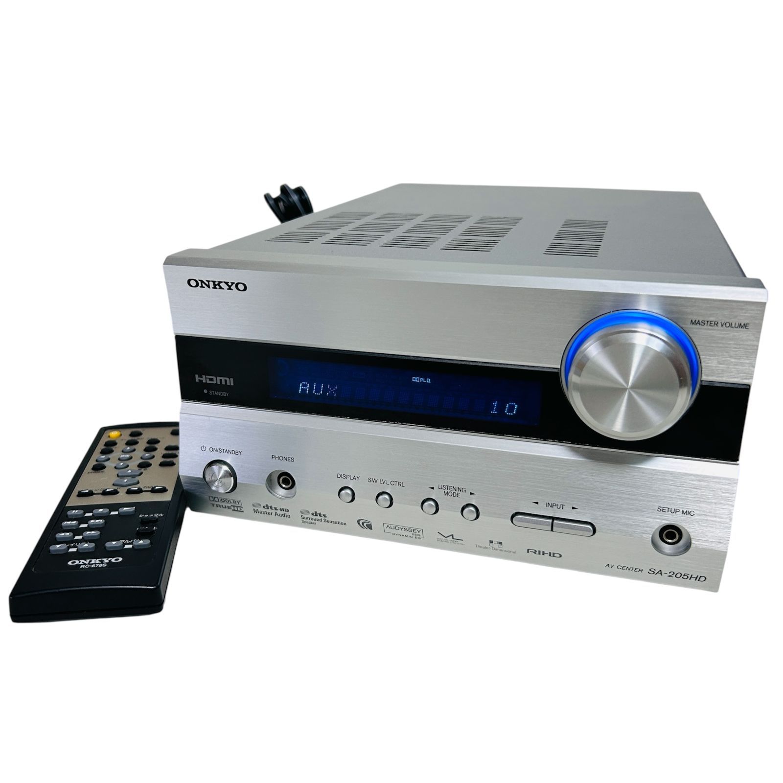 ONKYO 5.1ch対応 最大出力30W×5 シルバーSA-205HDX(S)