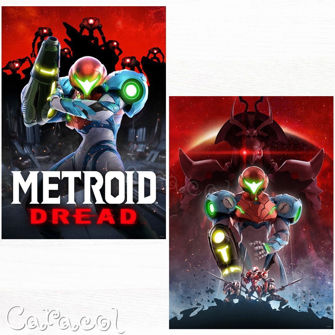 八つ折り】メトロイド ドレッド B2ポスター4種セット ／ 任天堂グッズ