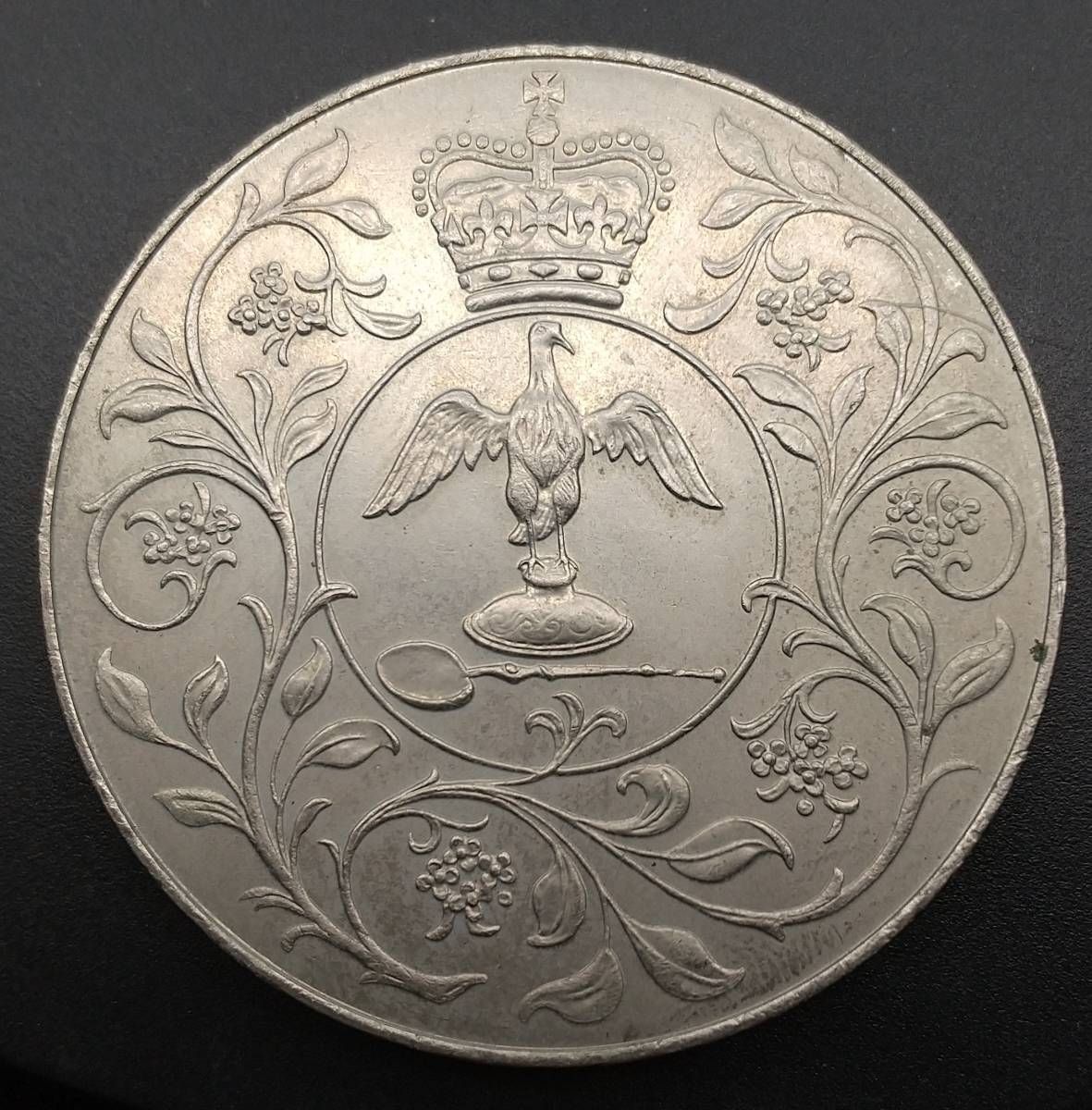 1977 シルバー ジュビリー 25ペンス プルーフ銀貨 NGC PF69UC③