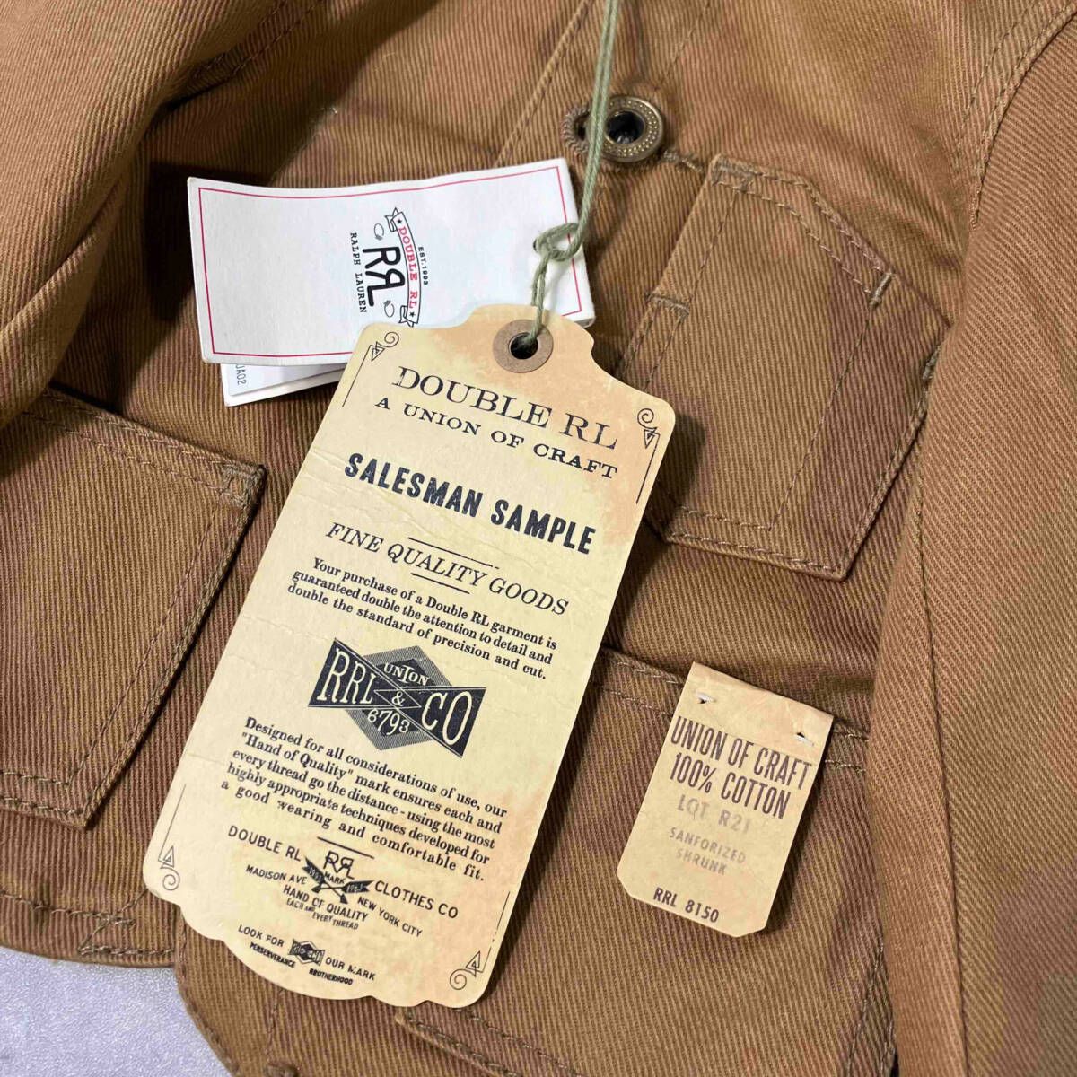 希少】RRL SALESMAN SAMPLE セールスマンサンプル