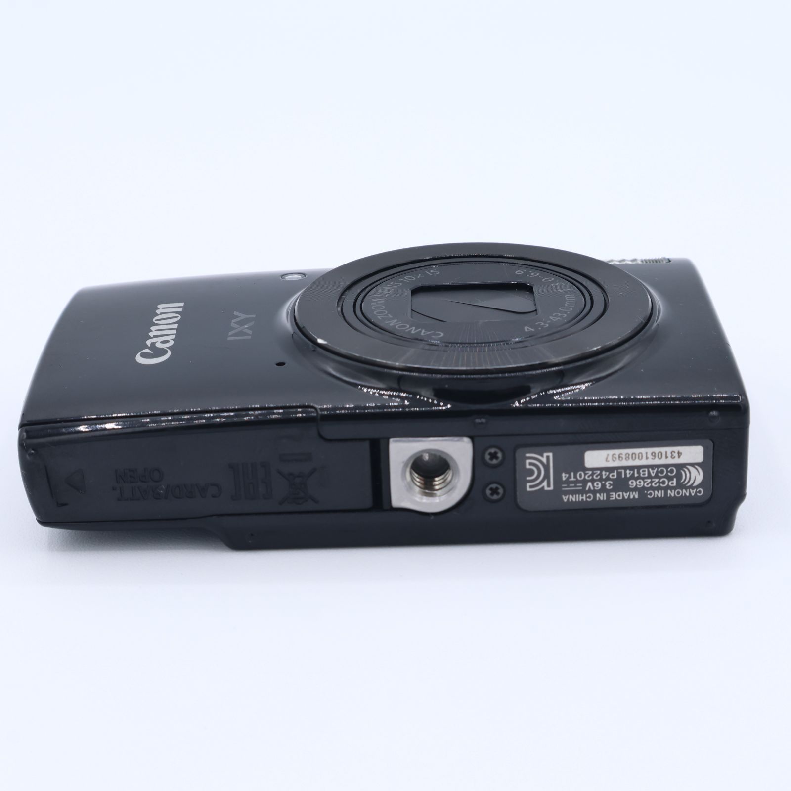 コンパクトデジタルカメラ Canon IXY190 ブラック+ SDカードx2 Canon