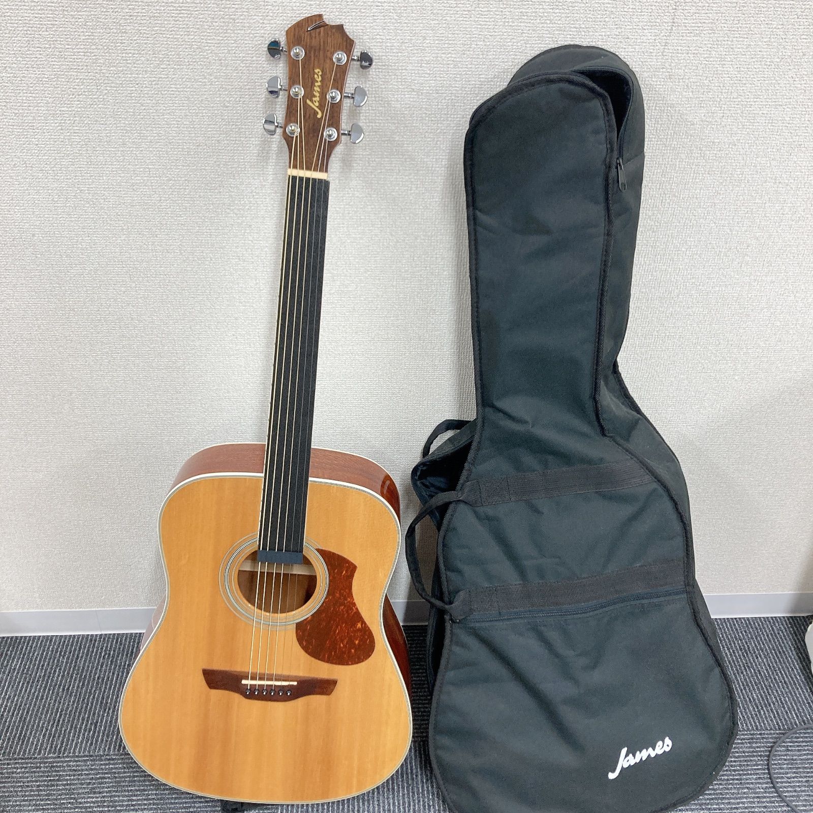 James ギター ケース付き ストア james アコースティックギター