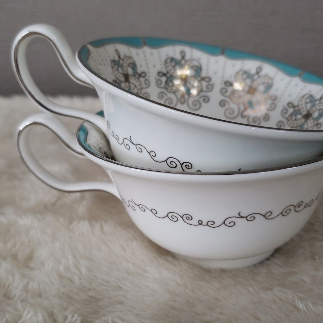 ウェッジウッド プシュケ カップ＆ソーサー 2客セット PSYCHE 2351