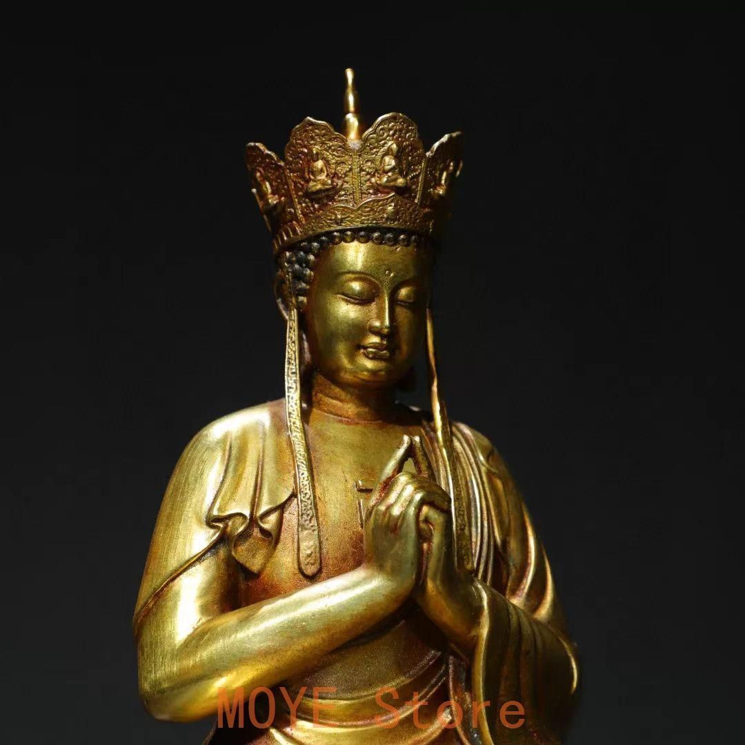 仏教美術 仏像 地蔵王仏像 小仏像 銅製 銅器 【公式通販】