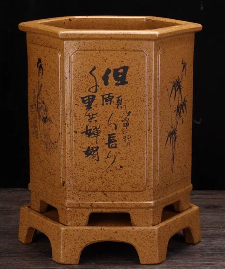 中国宜興 紫砂の鉢 盆栽鉢 植木鉢 小品盆栽鉢 注文 大品盆栽鉢 長方形