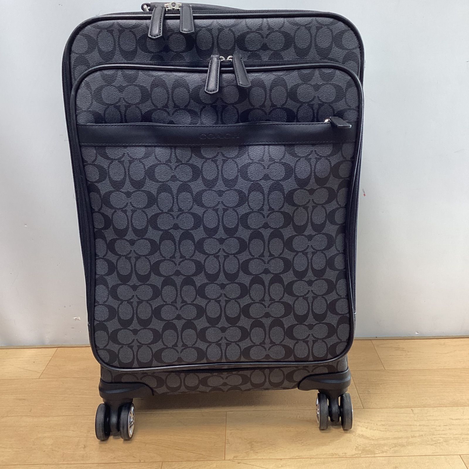美品 コーチ 美品 コーチ キャリーケース スーツケース トラベルバッグ
