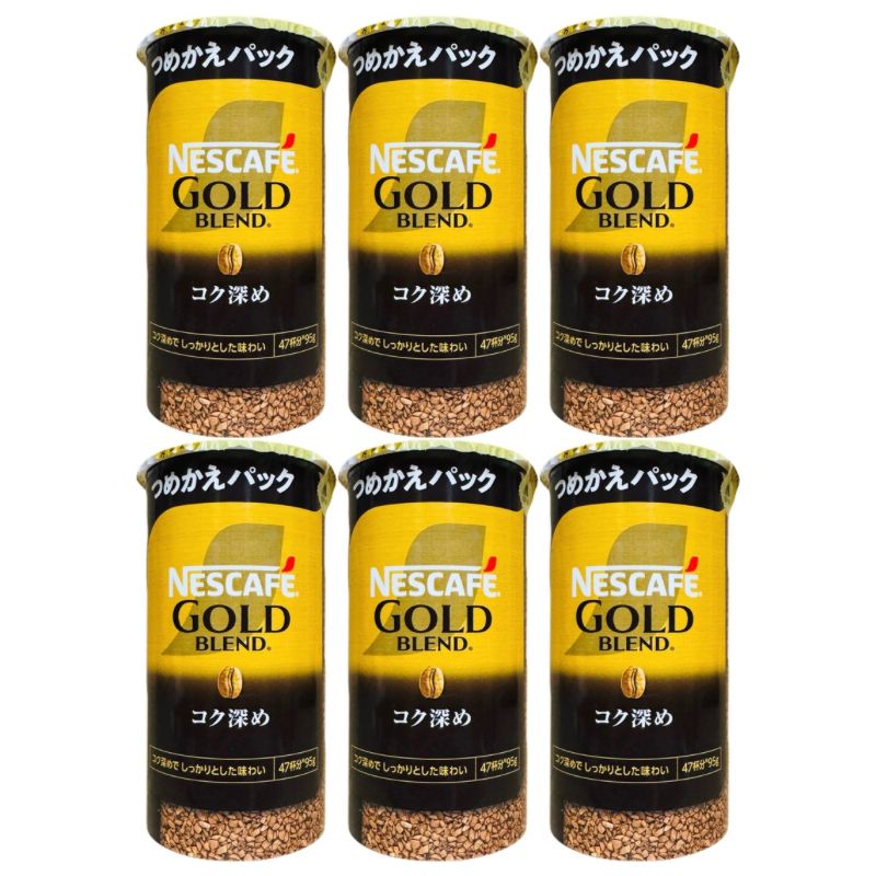 ネスカフェ ゴールドブレンド つめかえ パック 6個 NESCAFE GOLD BLEND