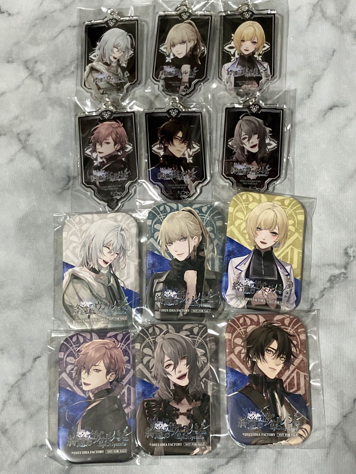 終遠のヴィルシュ 終ヴィル よろずや 特典 アクリルキーホルダー 缶