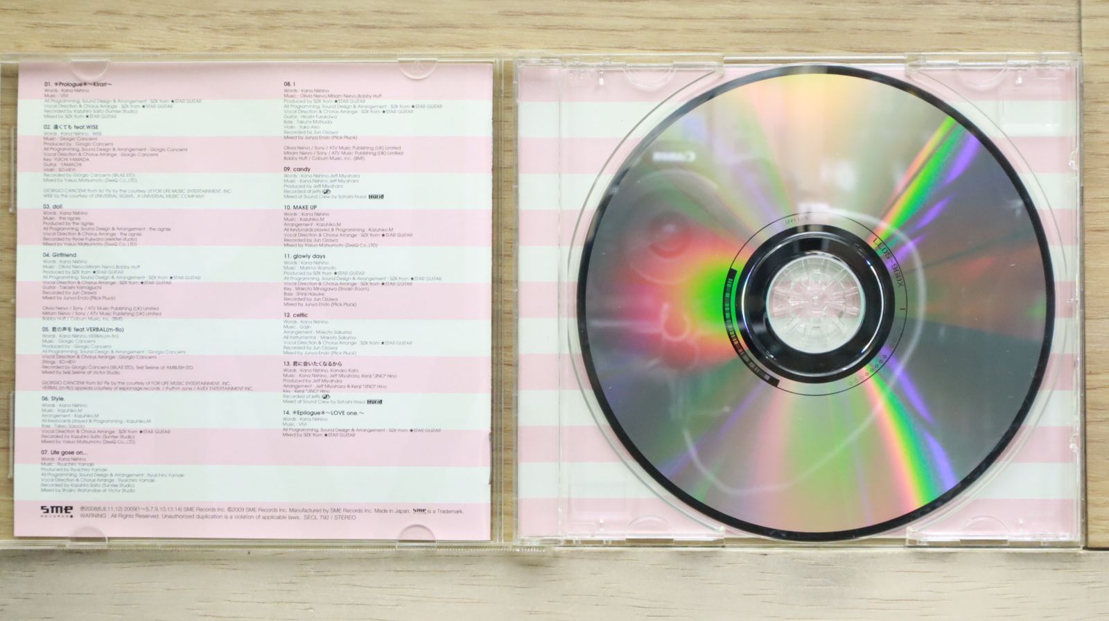 国内盤CD☆西野カナ/Kana Nishino□ LOVE one. 【SECL792