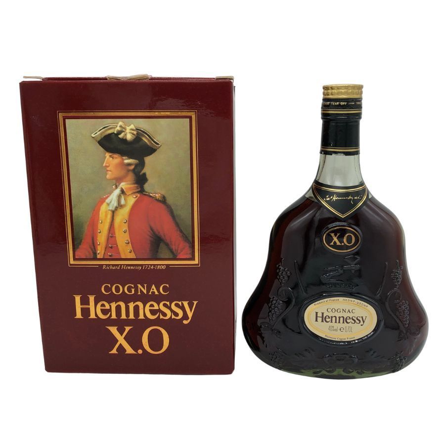 ◇1円～ ジャズ ヘネシー XO 金キャップ グリーンボトル 700ml 40% 箱
