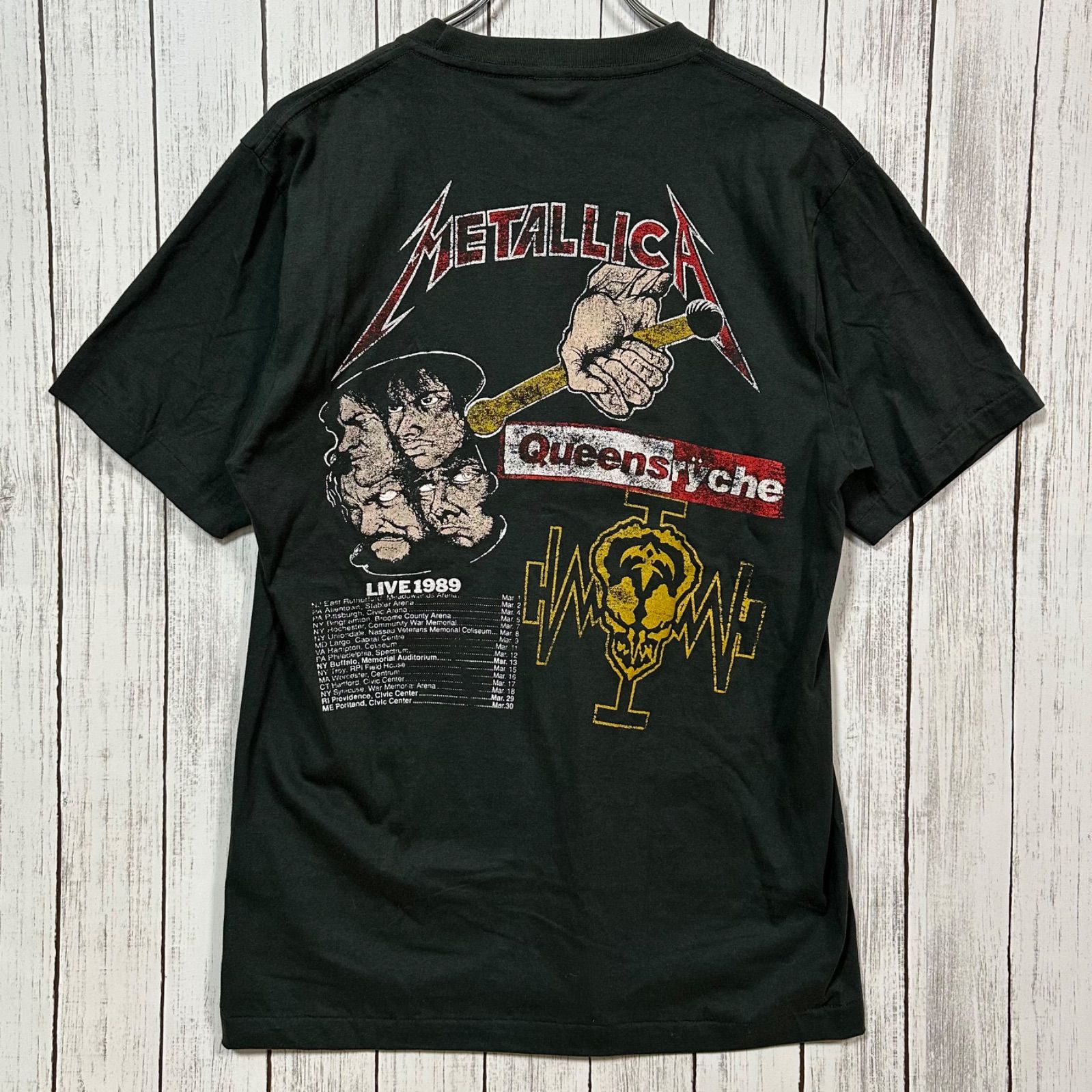 METALLICA】“AND JUSTICE FOR ALL '89” ツアーTシャツ（タイ製ブート