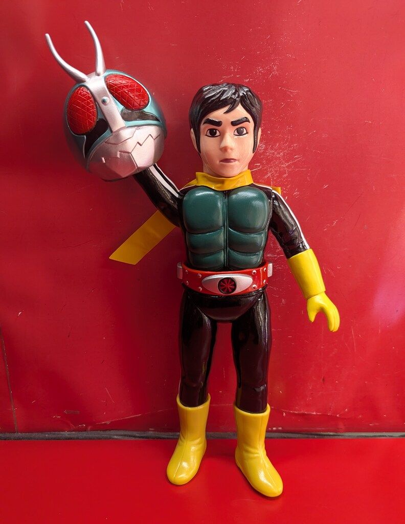 東映レトロソフビコレクション ミドル ショッカーライダー 1号 仮面