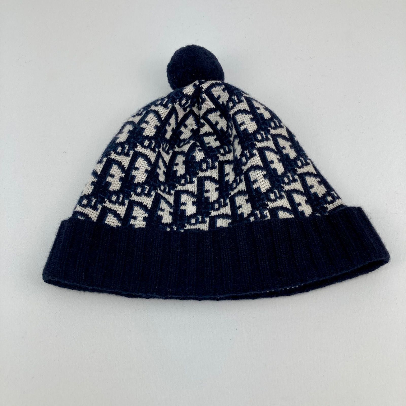 箱付き【極美品】Christian Dior ディオールポンポン ビーニー