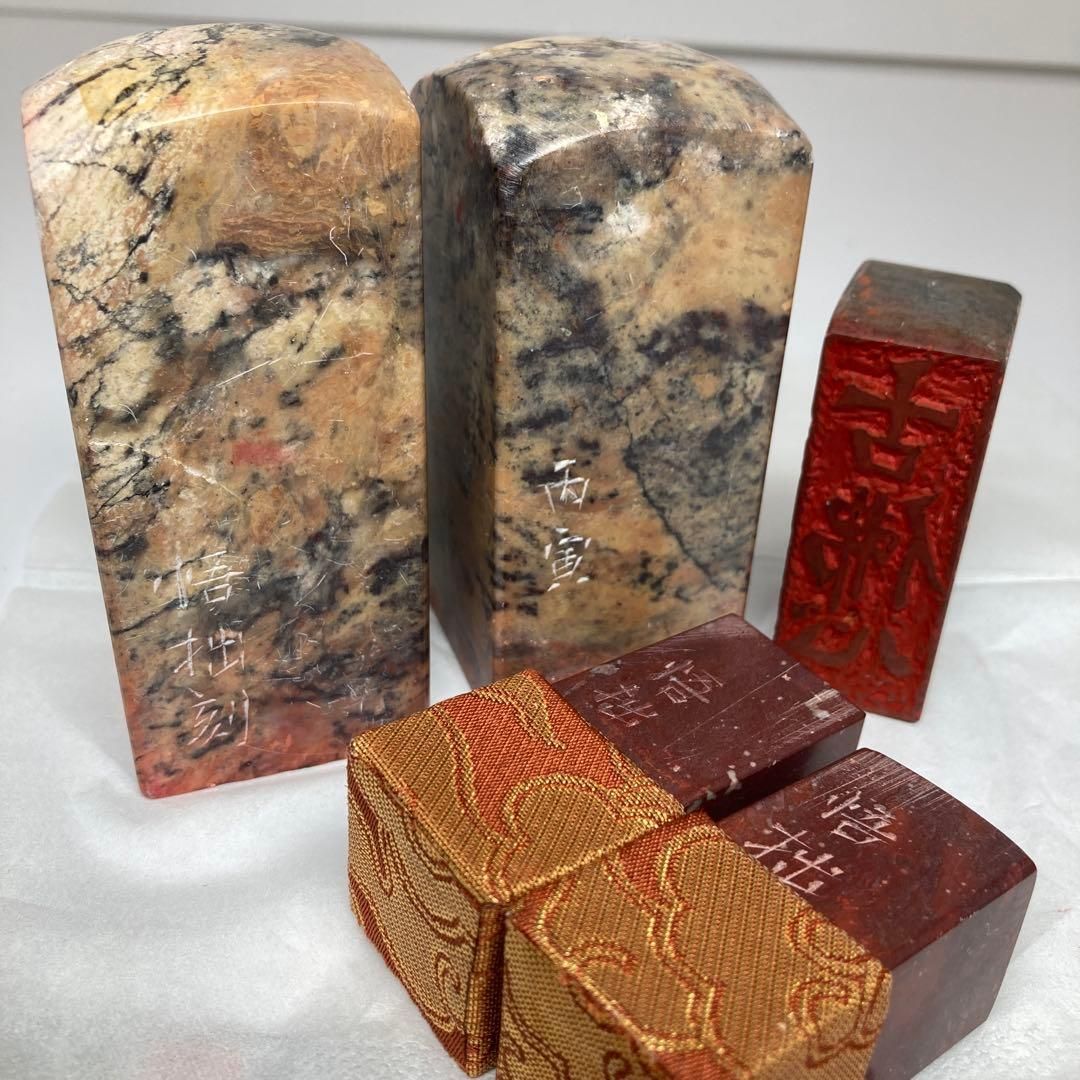 中国印材 印鑑 寿山石 獅子 古印材水坑牛角凍獅子紐印材 中国寿山石