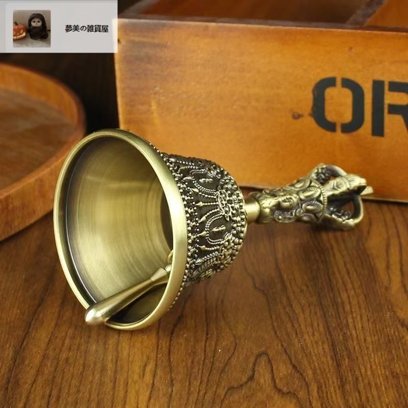 修縁堂】真言宗 チベット密教 法器 五大明王金剛鈴 仏教法具