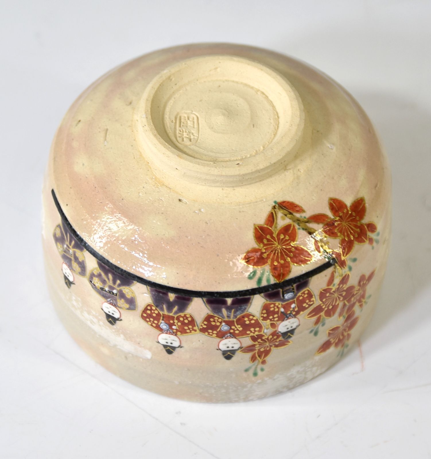 南口閑粋「乾山 五人囃子 茶碗」 茶道具 抹茶碗 茶事 雛 オンライン