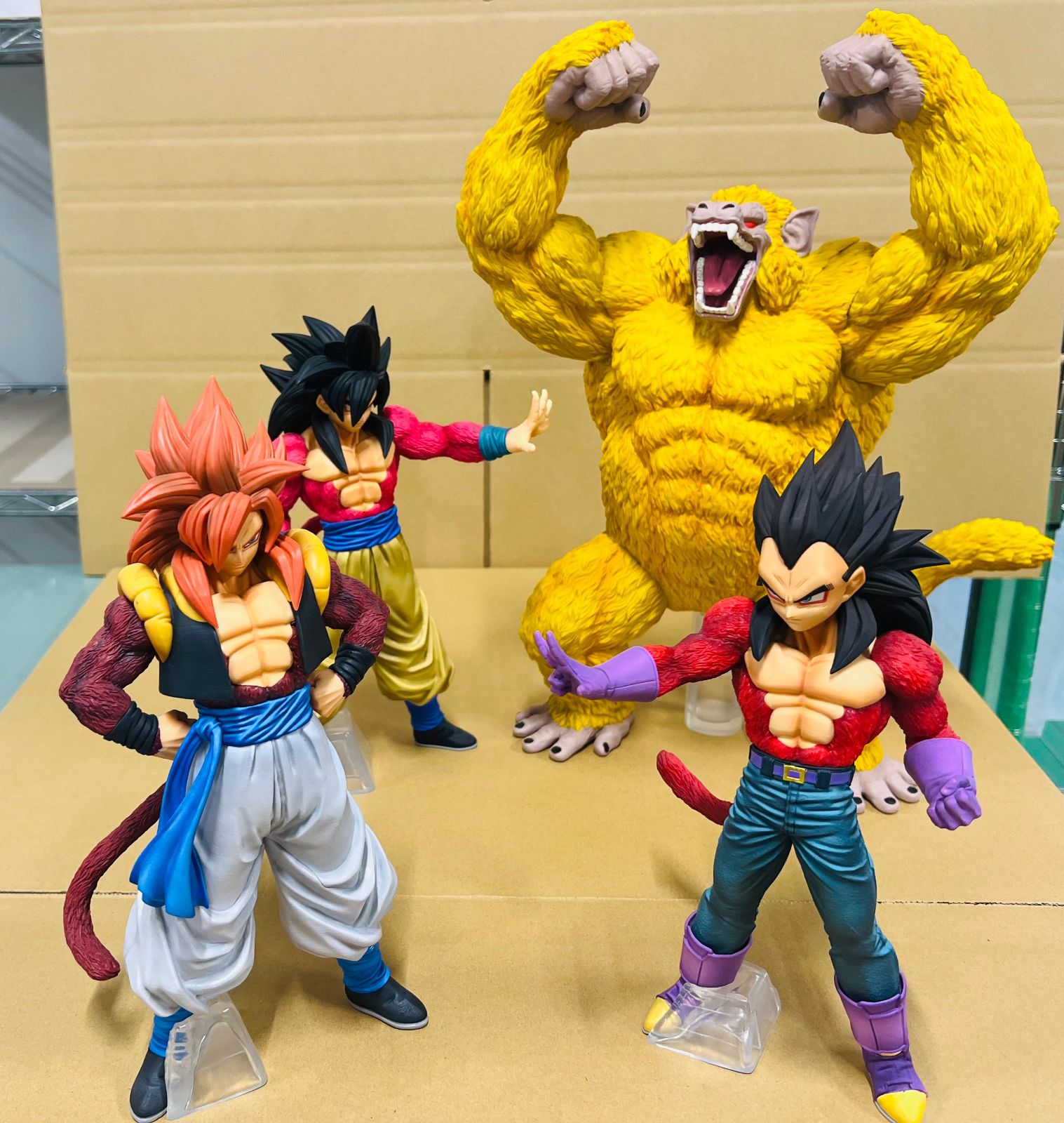 ☆一番くじ ドラゴンボール ベジータ・孫悟空・ゴジータ 4体セット