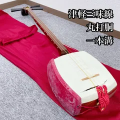 美品】日本和楽器製造 銀河印 津軽三味線 にちわ印 合成皮