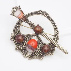 希少！！！イギリス ヴィンテージ MIRACLE社 大きなブローチ