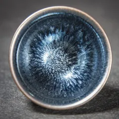 中国古玩天目茶碗口径12㎝東Y7-0603⭐︎2F