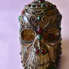 チベタンスカル カパーラ レジン亀甲 チベタンスカル カパーラ レジン