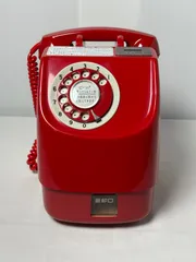 H67希少品 動作品✨ CROSLEYレッドダイヤル式公衆電話 コレクション