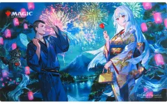 最安 MTGプレイマット 放浪皇のお花見 放浪皇ver 藤ちょこ mtg 放浪皇