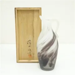 人間国宝作家 藤田恭平作品 手吹三彩花瓶 2025年最新】藤田喬平