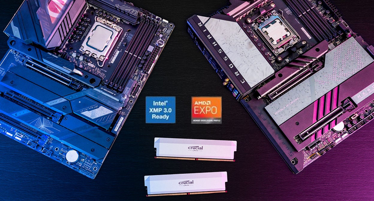 Crucial Pro DDR5-6000 32GB Kit (16GBx2) UDIMM: OC Gaming Memory