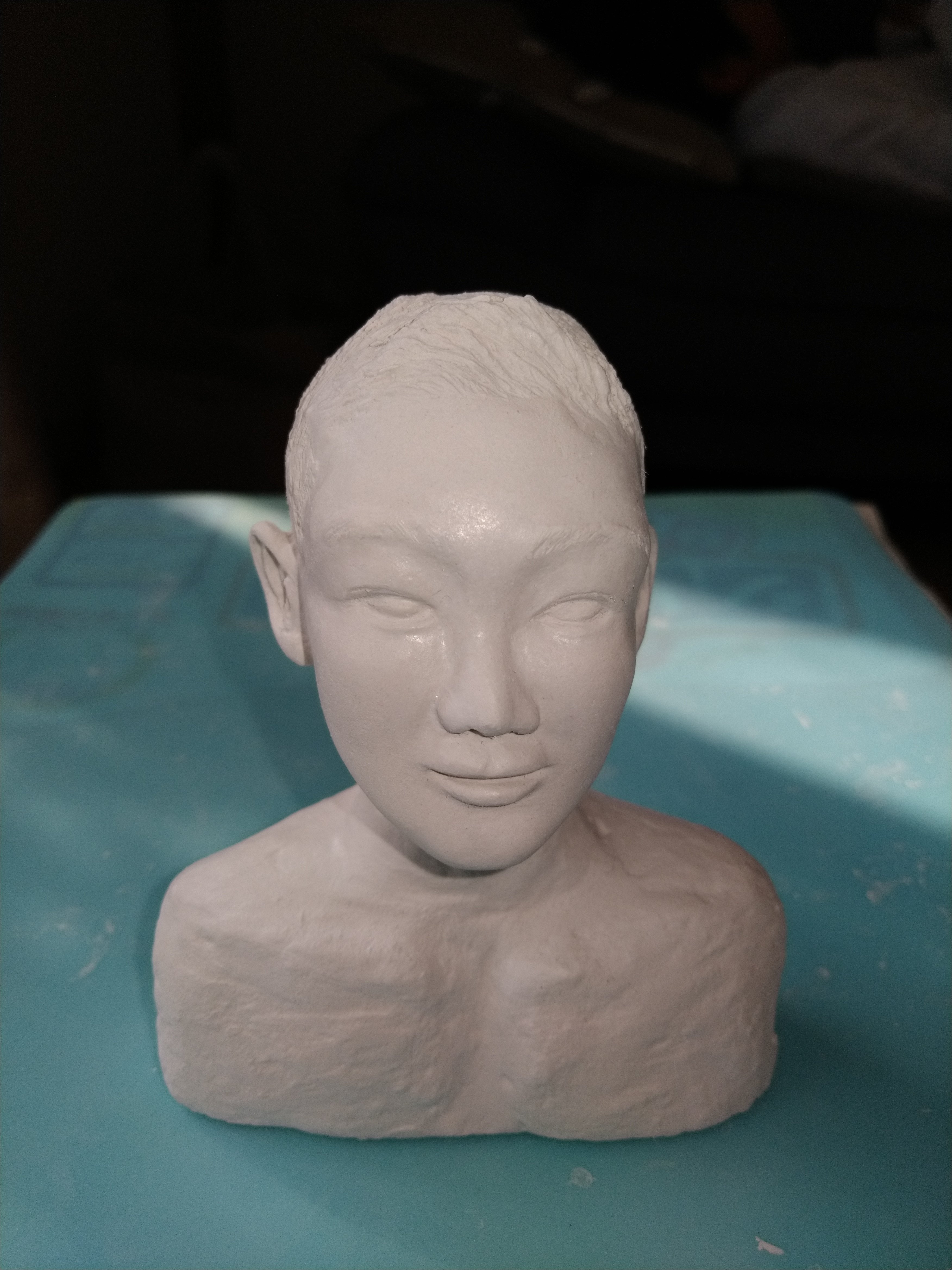 続・全くの素人が彫塑で藤井風フィギュアに挑戦する＜第10回＞｜あんこ