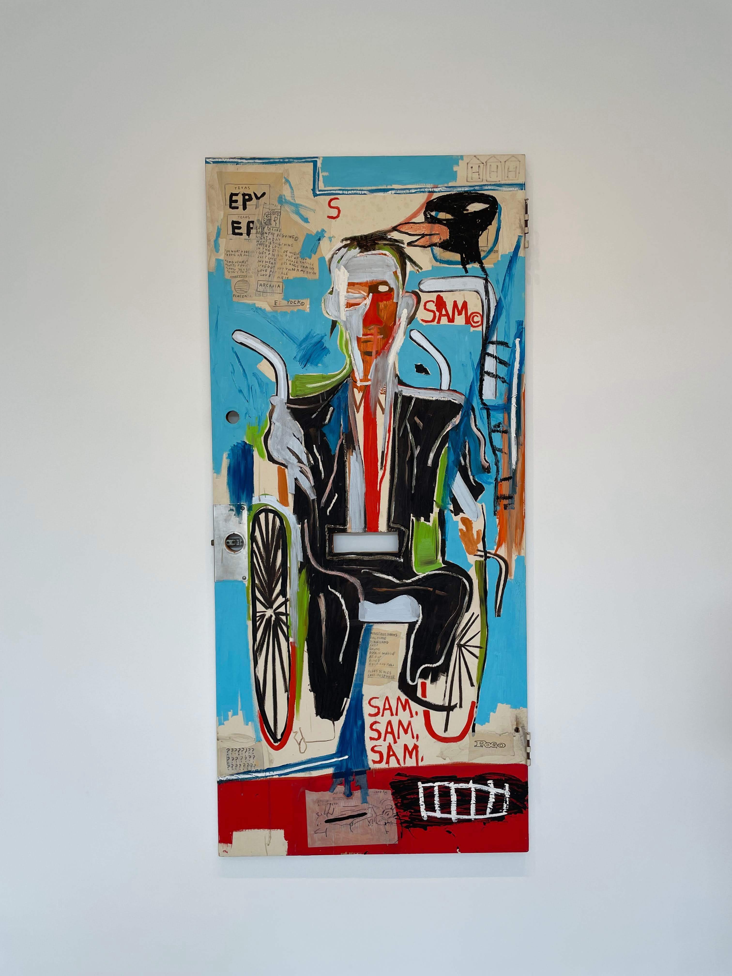 バスキア JEAN-MICHEL BASQUIAT 油絵 5 バスキア JEAN-MICHEL BASQUIAT