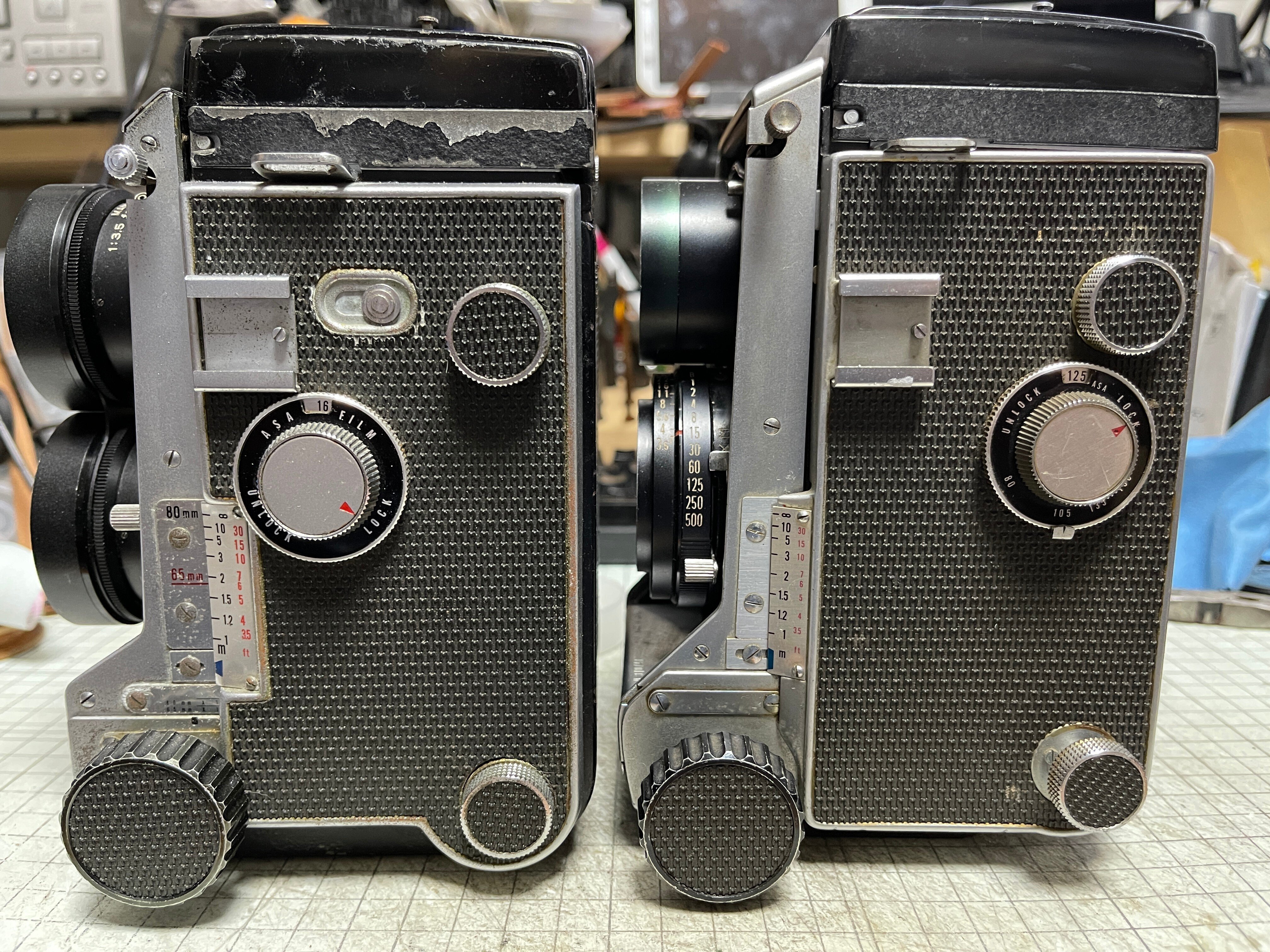 Mamiya C33 二眼レフカメラ 180mmレンズ付き 動作品 実写済み Mamiya