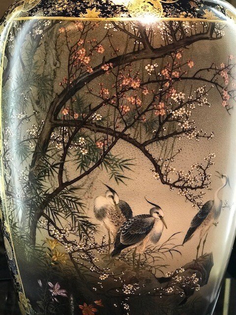 錦光山宗兵衛作「花鳥図薩摩大花瓶」がご覧になれます - 錦光山和雄の