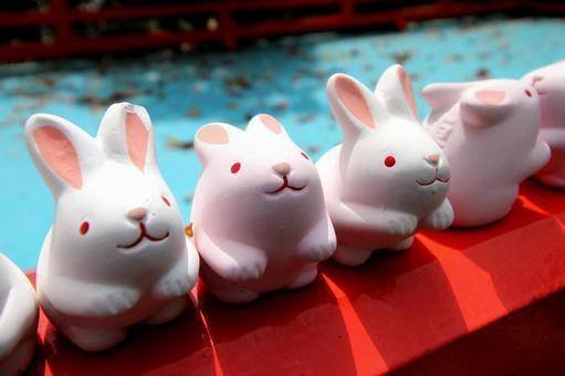 特級呪物】ツキを呼び込む 運気飛躍のウサギ像 曰く付き 縁起物 開運