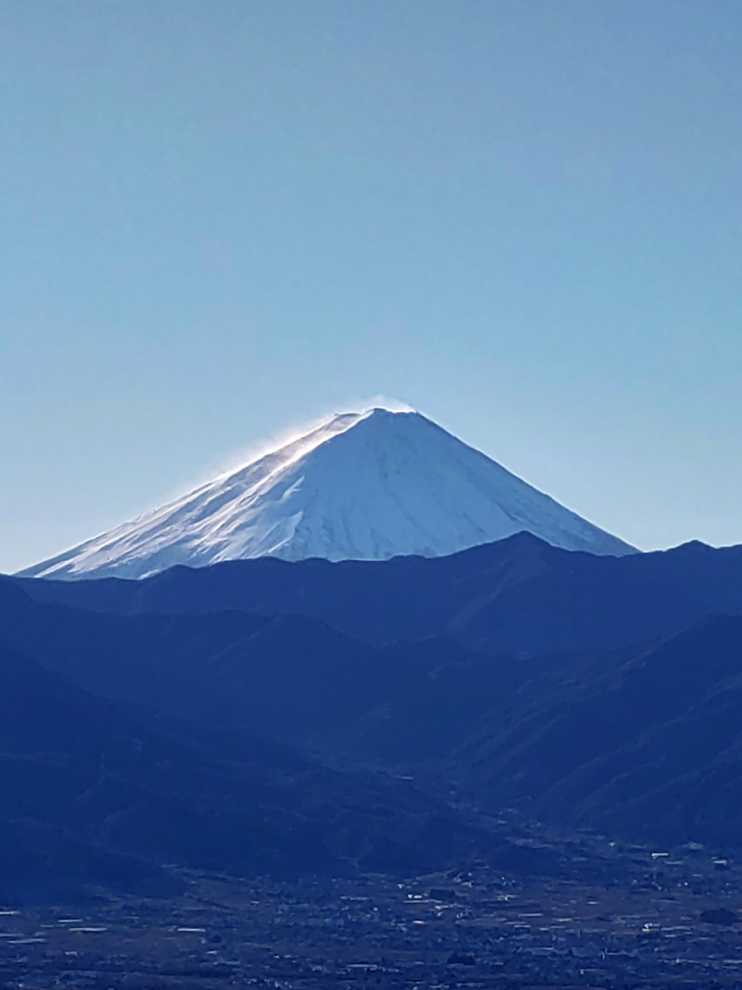 京焼 紅雪 富士山装飾画