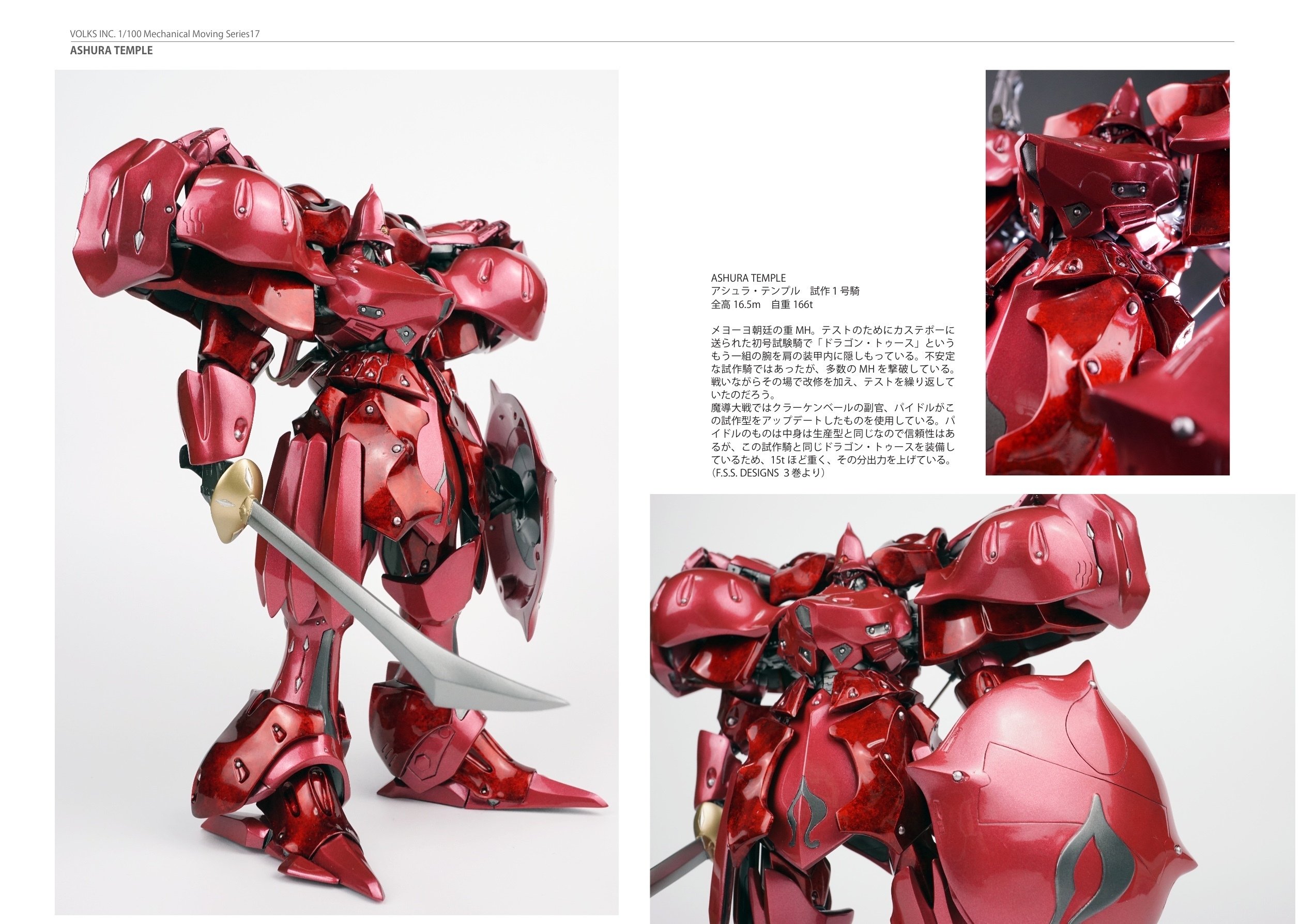 ファイブスター物語 FSS 1/100 アシュラテンプル ワークショップ