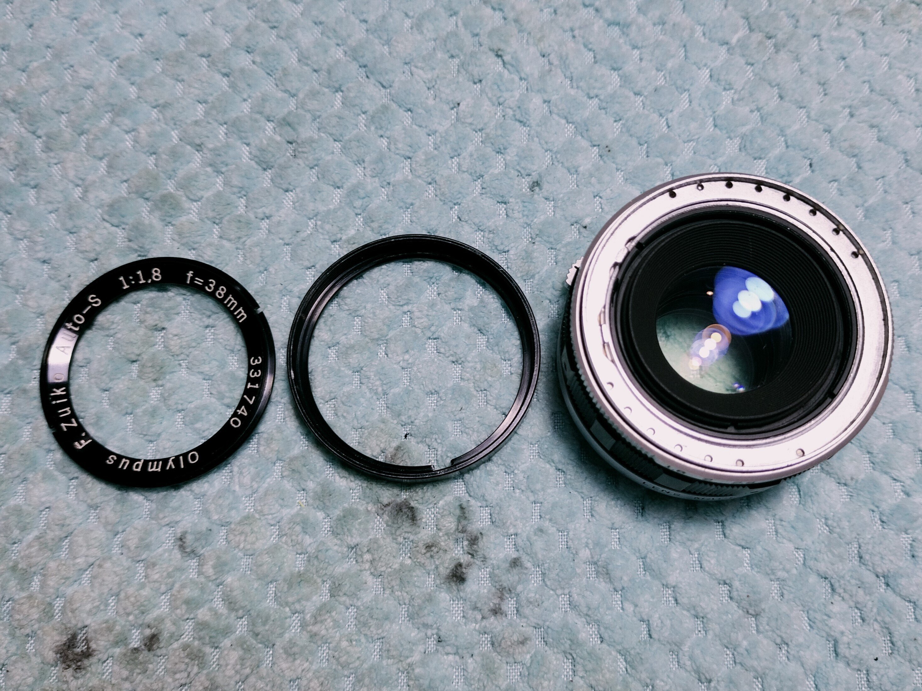 分解整備済み OLYMPUS PEN F / F.ZUIKO 38mm f1.8