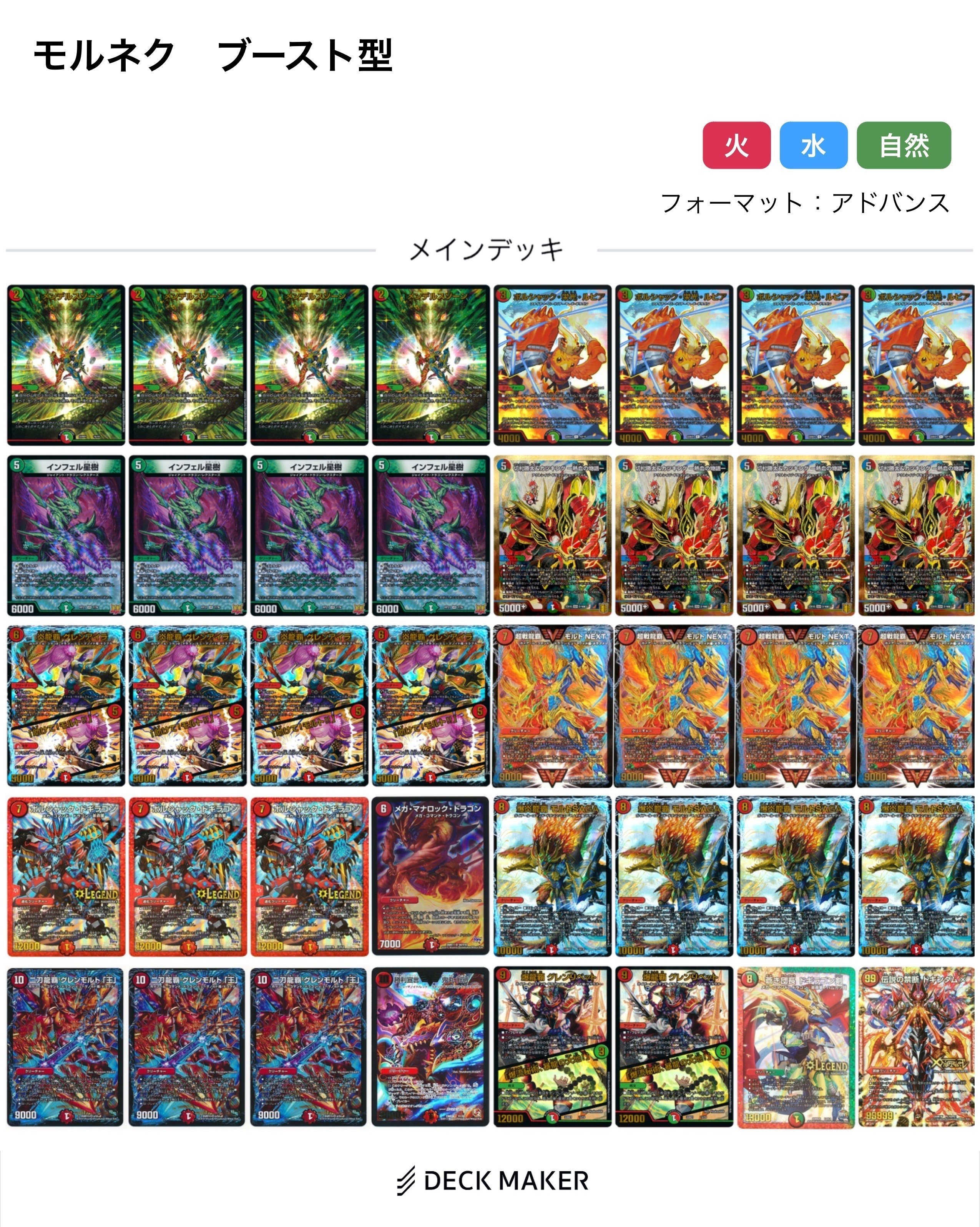 デュエルマスターズ 赤緑モルトnext 赤緑モルトNEXT デッキ モルトNEXT